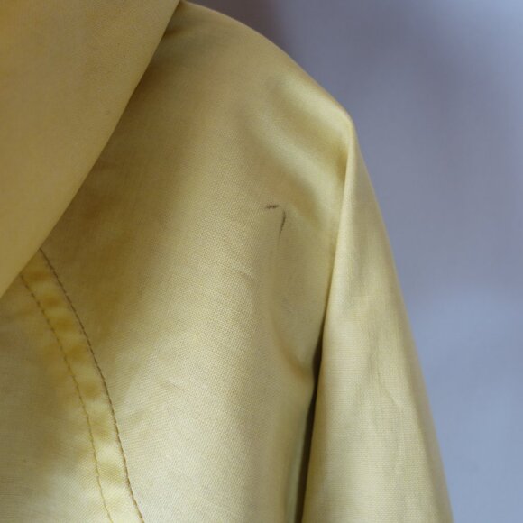 Vintage Ralph Lauren Embroidered Fireman Rain Jacket w/ Red Lining, Size Large - Picture 8 of 16